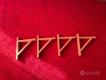 Reggi mensole in legno