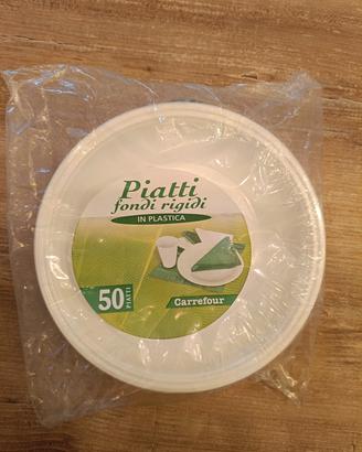 piatti plastica 