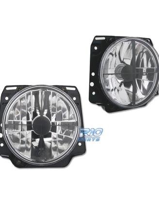 FARI VOLKSWAGEN VW GOLF 2 83-91 FONDO CROMATO CROC