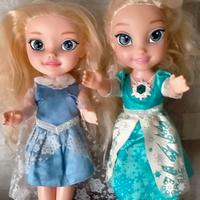 Bambole ELSA+ANNA di Frozen h. 35 cm