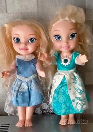 Bambole ELSA+ANNA di Frozen h. 35 cm