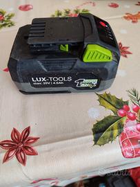 batteria lux tools 20v