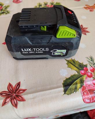 batteria lux tools 20v
