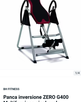 Panca inversione BH fitness ZERO G400