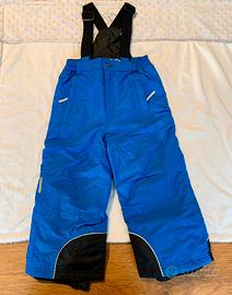 Pantaloni tuta da sci bambino 1 2 anni 92 cm blu