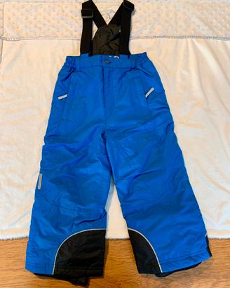 Pantaloni tuta da sci bambino 1 2 anni 92 cm blu