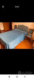 completo letto con sedie e copriletto abbinato 