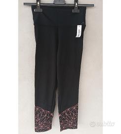 Leggings capri sportivi donna Amazon, tg XS, neri