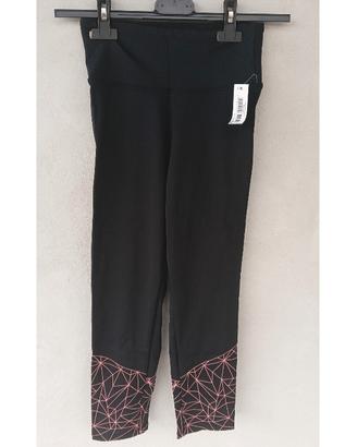 Leggings capri sportivi donna Amazon, tg XS, neri