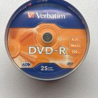 DVD-R vergini, 3 pacchi  da 25 unità ciascuno