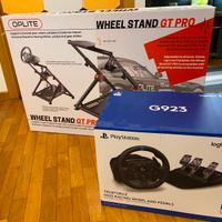 Volante playstation 5 e supporto Oplite