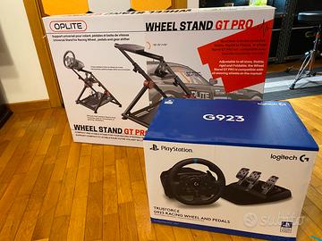 Volante playstation 5 e supporto Oplite