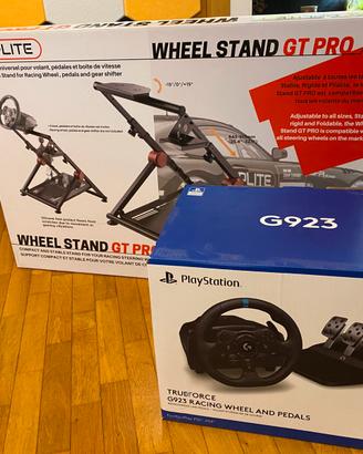 Volante playstation 5 e supporto Oplite