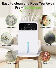 Deumidificatore elettrico da 1500 ml