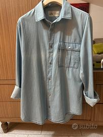 Camicia da uomo in Jeans taglia S