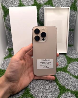 iPhone 16 Pro 256gb Desert - 🔋94% Gar. 12 Mesi