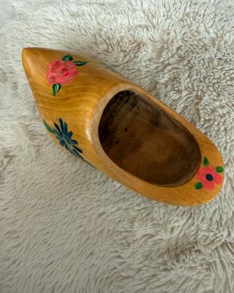 Zoccoletto piccolo legno Vintage DDR Steckenpferd