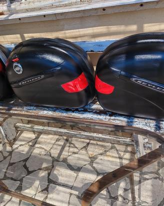 tdm 900  tris valigie moto Givi