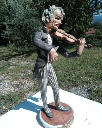 Capodimonte " IL VIOLINISTA " Porcellana