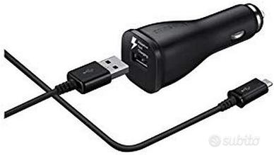Samsung Caricabatteria Auto Micro-USB -USB Nero