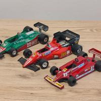 Lotto 3 F1 Vintage 1/24 Burago Polistil Ferrari 