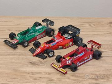 Lotto 3 F1 Vintage 1/24 Burago Polistil Ferrari 
