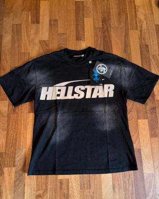 T-Shirt Hellstar Studio Logo Washed Nuova taglia S