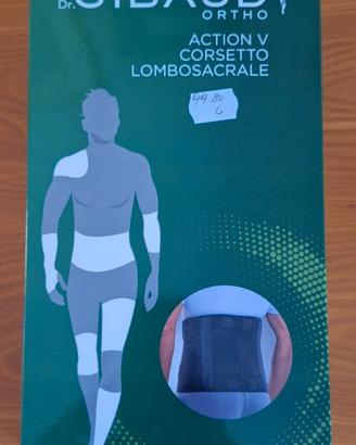 FASCIA  CORSETTO LOMBOSACRALE ORTOPEDICO