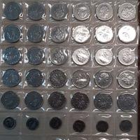 Lotto monete serie quasi completa 50 lire vulcano 