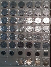 Lotto monete serie quasi completa 50 lire vulcano 