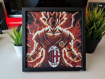 Quadro DragonBall x AC Milan