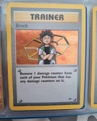 Pokemon BROCK 15/132 1st Edtion Holo Rare