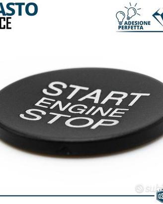 Tasto START STOP Nero per Alfa Romeo Pulsante