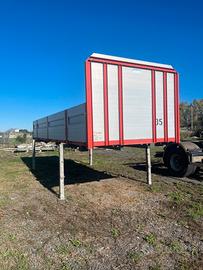 Cassa mobile con sponde in alluminio