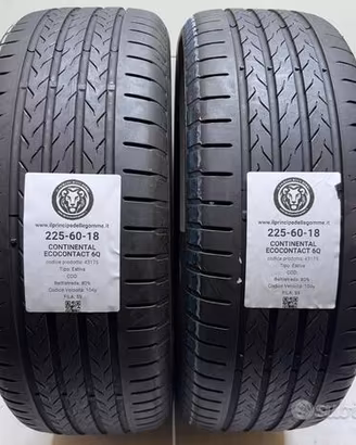 2 gomme 225 60 18 continental a43175