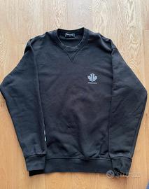 Felpa Dsquared2 nera girocollo 16Y