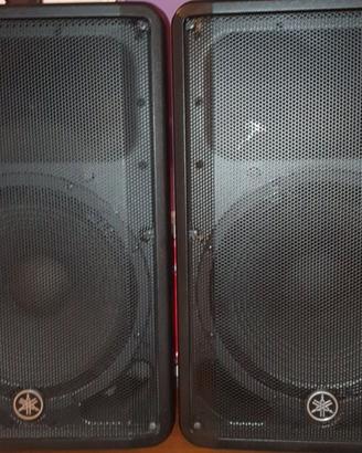 casse amplificate yamaha dbr 15 cono da 15
