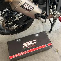 Scarico silenziatore sc project ducati desert x
