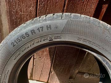 Pneumatici invernali 215/65 R17 H del 2017