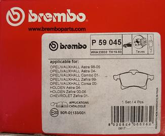 Pastiglie freni per OPEL