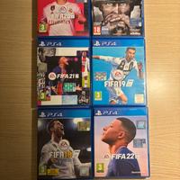 6 giochi play 4 perfettamente funzionanti.