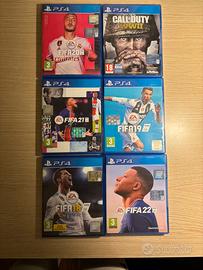 6 giochi play 4 perfettamente funzionanti.