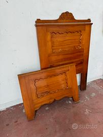 2 letti singoli in ciliegio