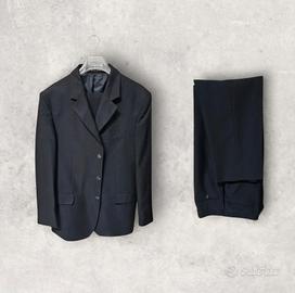 Abito completo nero uomo 48 made in Italy 