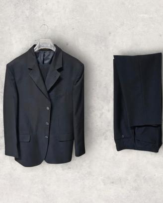 Abito completo nero uomo 48 made in Italy 