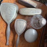 Set toilette argento anni 70