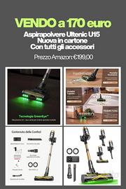 Aspirapolvere Ultenic U15 Nuova con accessori 