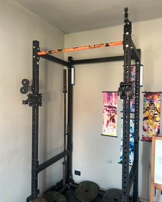Rack con sistema di cavi