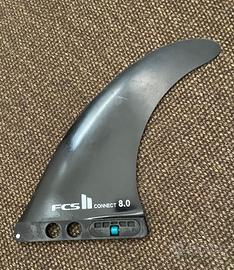 pinna surf FCS 2 Connect 8" GF per longoboard /SUP