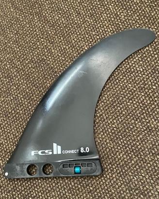 pinna surf FCS 2 Connect 8" GF per longoboard /SUP